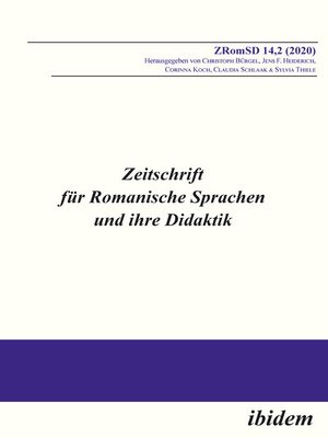 cover image of Zeitschrift für Romanische Sprachen und ihre Didaktik (ZRomSD)